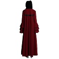 Loose Fit Umbrella abaya with bell sleeves- Maroon Loose Fit Umbrella abaya with bell sleeves- Maroon